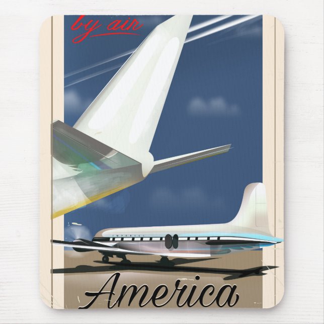 By Air - America Mouse Pad (Front)