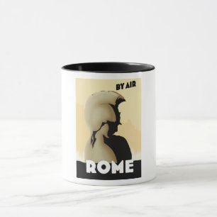 By Air Rome Giant Coffee Mug