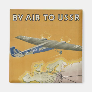By Air to USSR Magnet