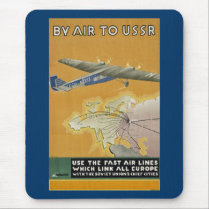 By Air to USSR Mouse Pad