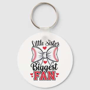 By baseball fan key ring