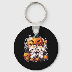By Cat Catlovers Kids Halloween Key Ring