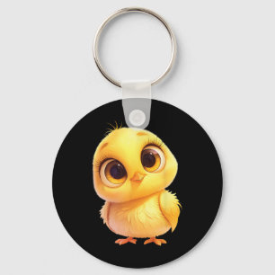 By Chick Farm Animal Chicken Poultry Farmer Men Wo Key Ring