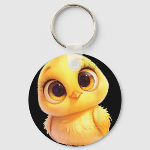 By Chick Farm Animal Chicken Poultry Farmer Men Wo Key Ring