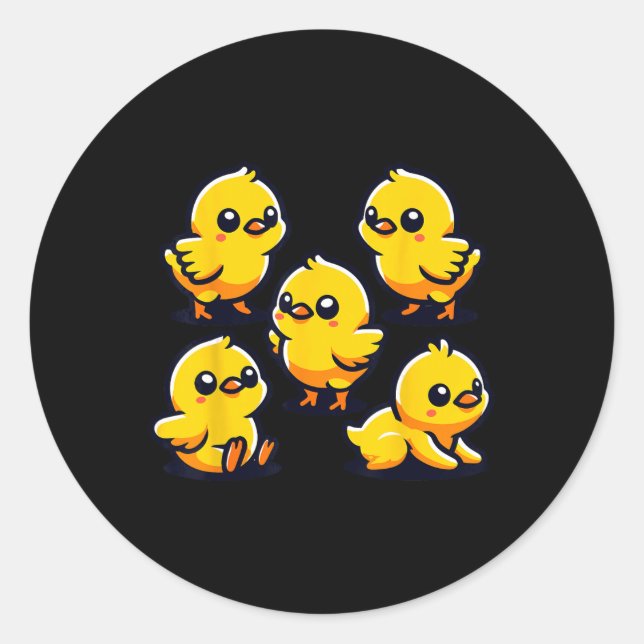 By Chicken Chick Chicken Farmer  Classic Round Sticker (Front)