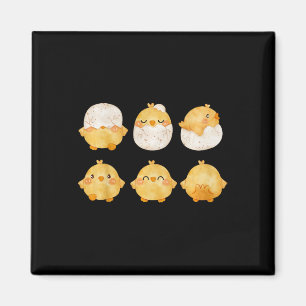By Chicks Hatching From Eggs Cute Little Chickens  Magnet