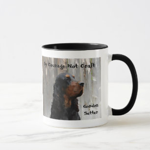 By Courage Not Craft, Gordon Setter Ceramic Mug