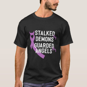 By Demons Guarded By Angels End Addiction T-Shirt