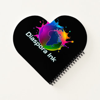 By Diaspora Ink. Heart Journal/Notebook. Notebook