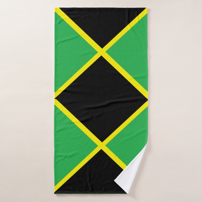 by Eddie Monte' Jamaican bath towel (Bath Towel)