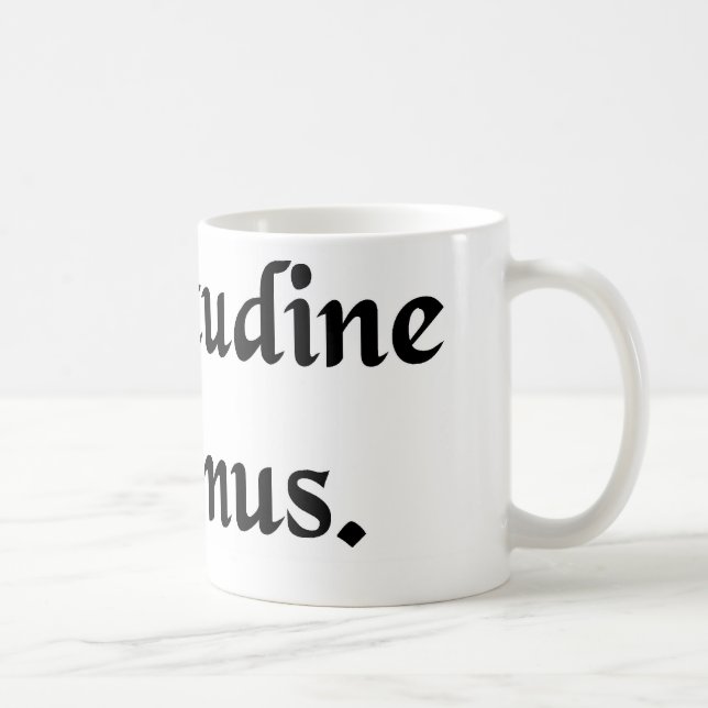 By endurance we conquer. coffee mug (Right)