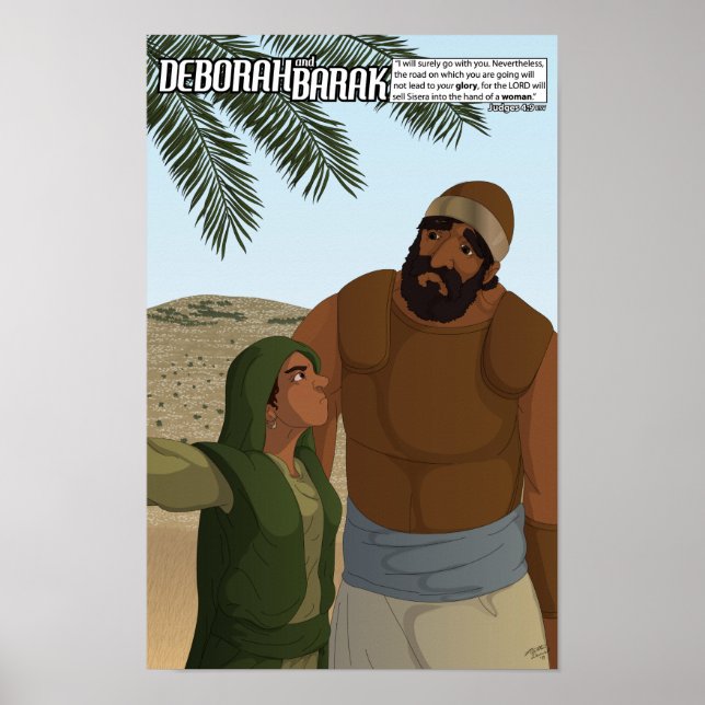 By Faith Series - Deborah & Barak Poster 11" x 17" (Front)