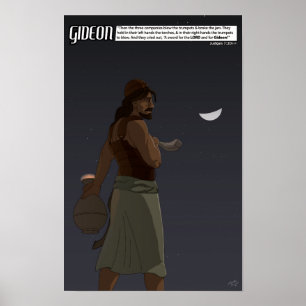By Faith Series - Gideon Poster 11" x 17"
