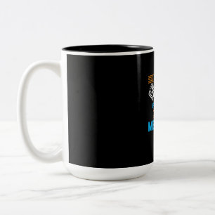 By God By Mechanic Two-Tone Coffee Mug