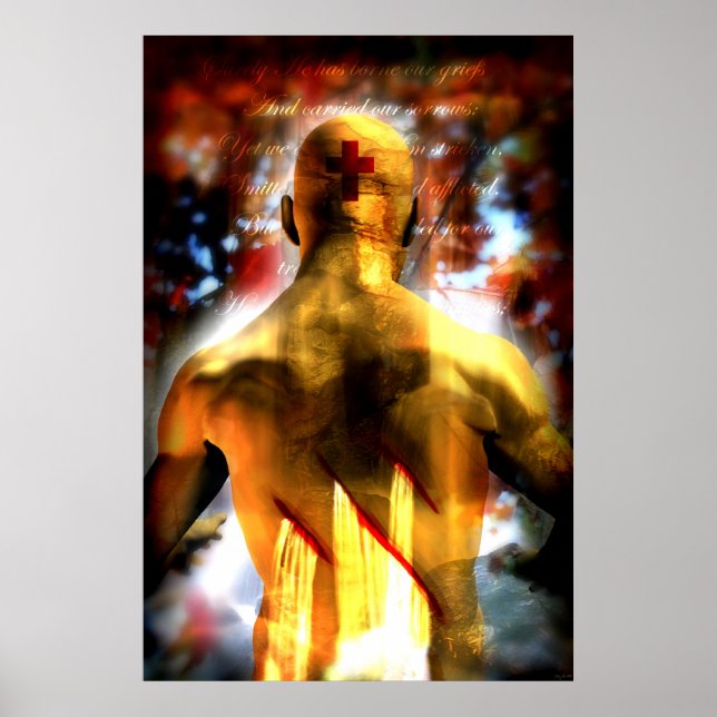 By His Stripes Poster (Front)