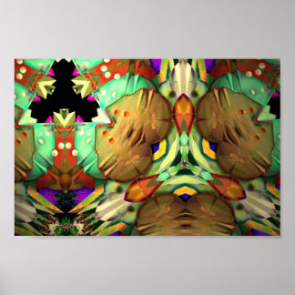 By Land 4 face Poster