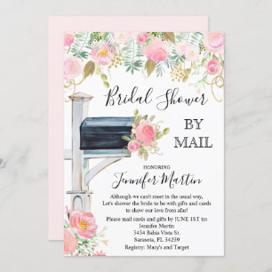 By Mail Bridal Shower Invitation
