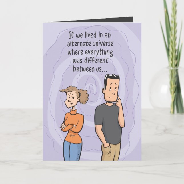 By My Alternate Universe Valentine Holiday Card (Front)