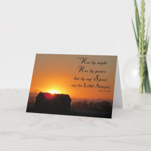 By My Spirit - Scripture Card