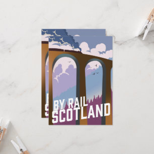By Rail Scotland Giant Coffee Mug Invitation