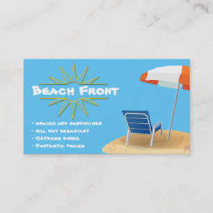 By the Beach Business Card