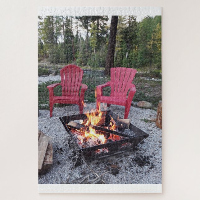 By the Campfire Jigsaw Puzzle (Vertical)