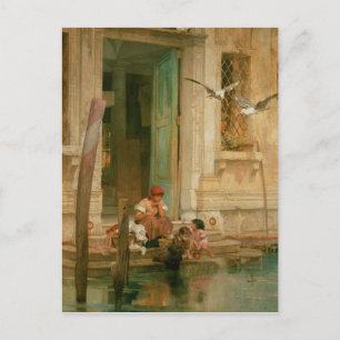 By the Canal, Venice Postcard