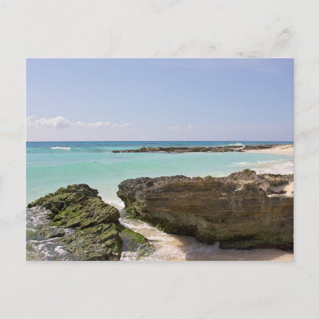By The Caribbean Sea Postcard (Front)