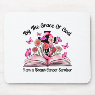 By The Grace Of God I Am A Breast Cancer Survivor Mouse Pad