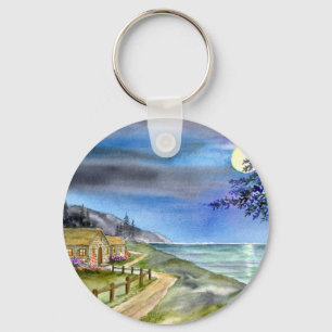 By the light of the silvery moon key ring