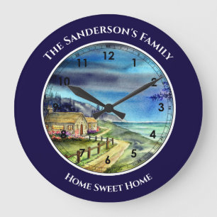 By the light of the silvery moon large clock