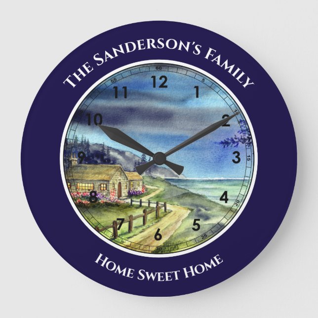 By the light of the silvery moon large clock (Front)