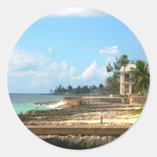 By The Ocean Classic Round Sticker