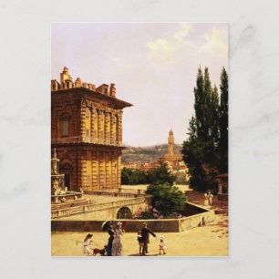 By the Pitti Palace, Florence Postcard