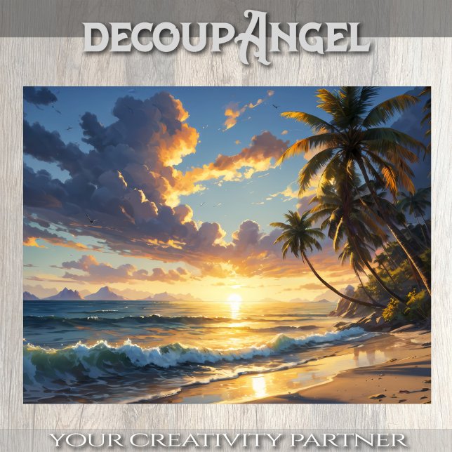 By the Quiet Shore - Decoupage - Tissue Paper (Creator Uploaded)