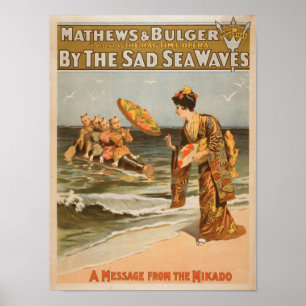 By the Sad Sea Waves "Message from Mikado" Poster