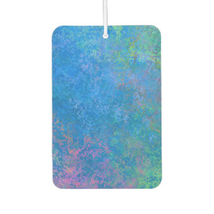 By the Sea Alcohol Ink, Abstract Acrylic Pour Car Air Freshener