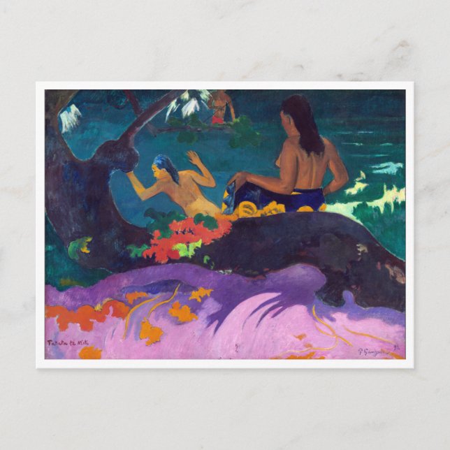 By the Sea by Gauguin Postcard (Front)