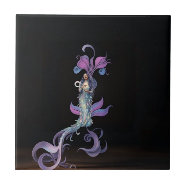 By the Sea Ceramic Tile (Front)