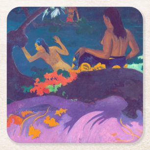 By the Sea, Gauguin Square Paper Coaster