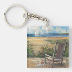By the Sea Key Ring