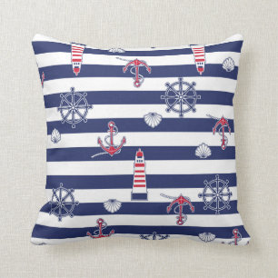 By The Sea Pattern Cushion