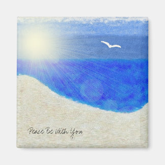 BY THE SEA (PEACE BE WITH YOU) MAGNET