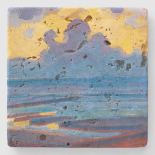 By the Sea Piet Mondrian Stone Coaster