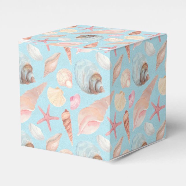 By the Sea Series Design 9   Favour Box (Front Side)