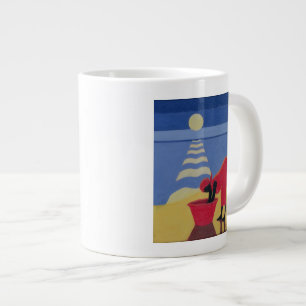 By the Sea Shore 1998 Large Coffee Mug