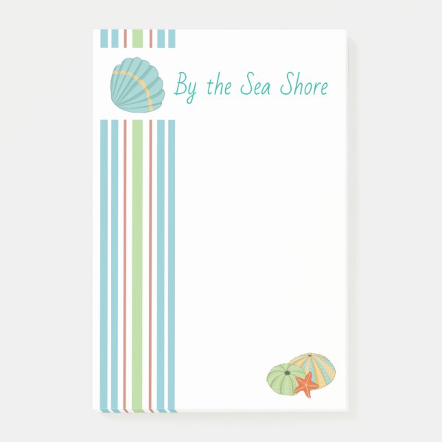By the Sea Shore Post-It Notes (Front)
