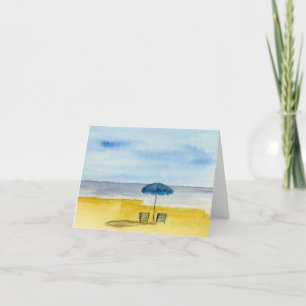 By The Sea Thank You Card