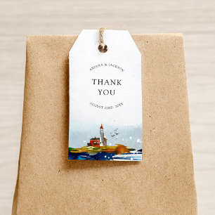 By The Sea Thank You Favour Tags