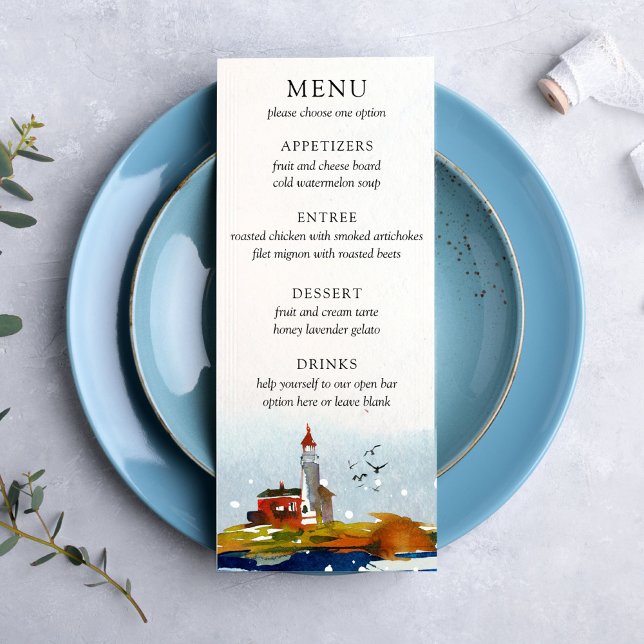By The Sea Wedding Menu (Creator Uploaded)